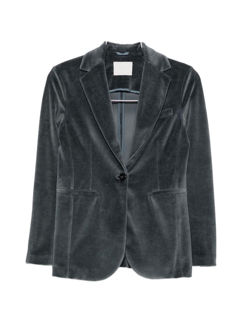 VELVET SINGLE-BREASTED JACKET