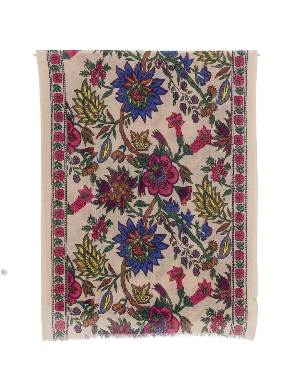 PRINTED WOOL STOLE