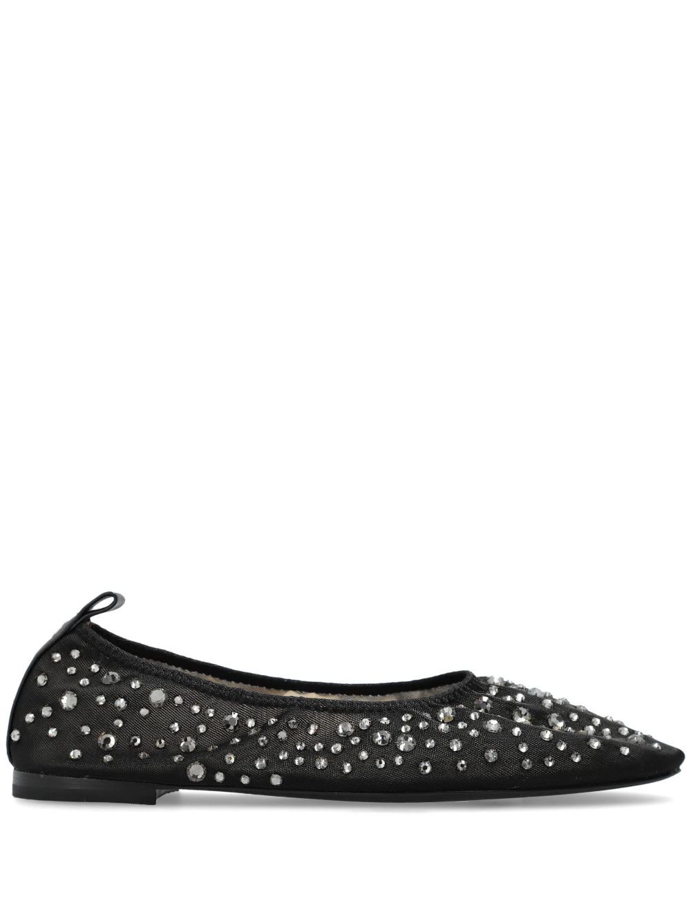 CRYSTAL BALLET FLATS