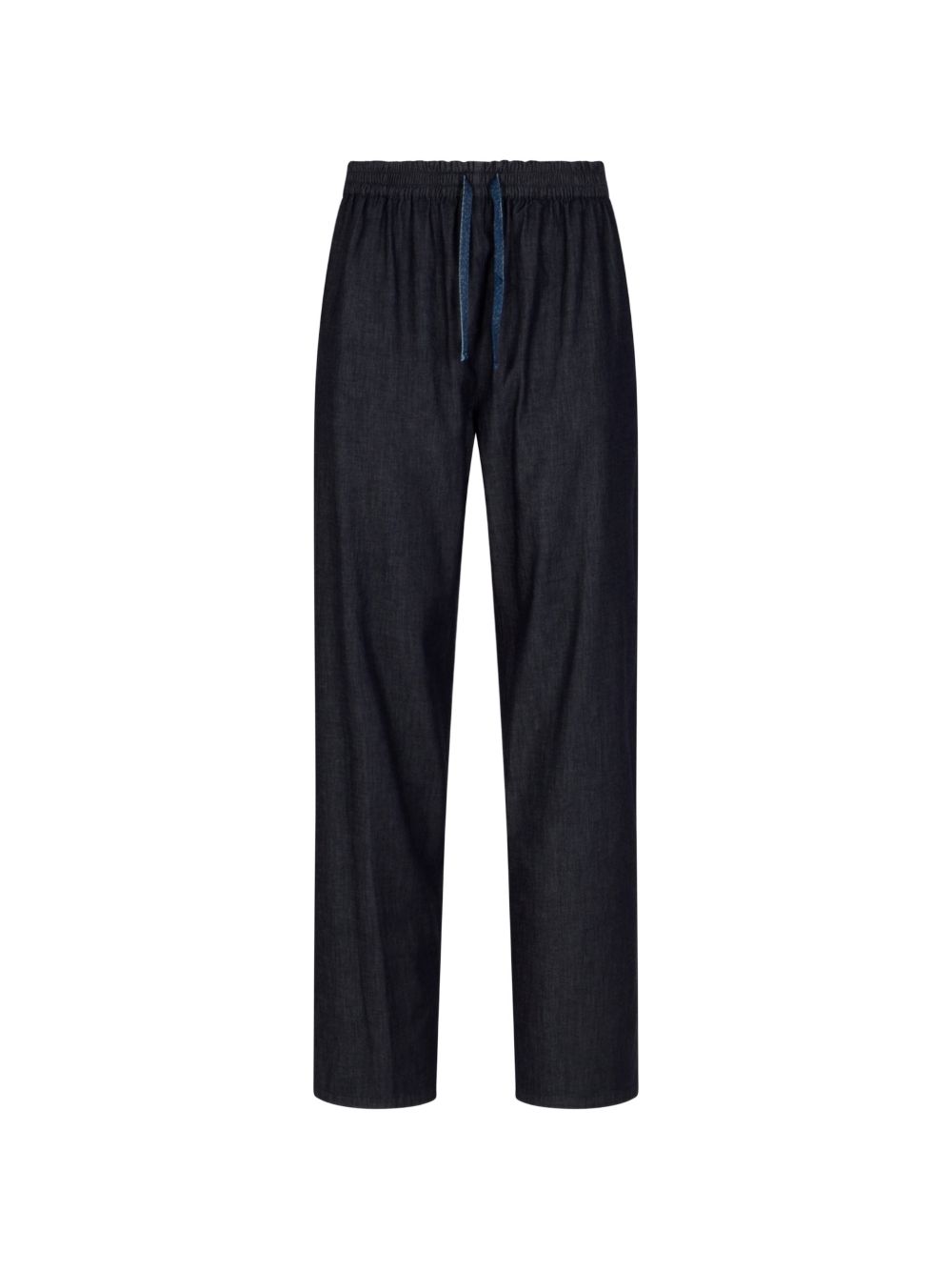DENIM COTTON TROUSERS