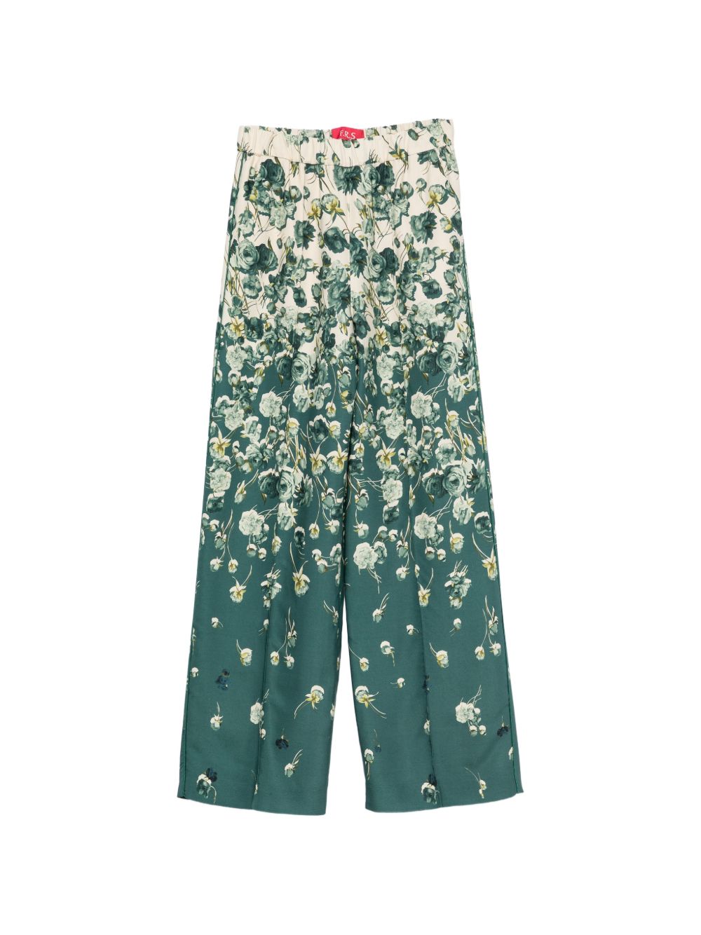 PRINTED WIDE-LEG TROUSERS