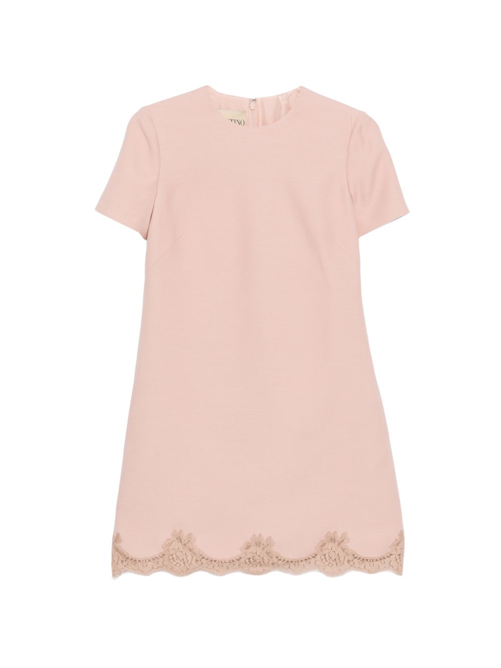 WOOL AND SILK BLEND MINI DRESS