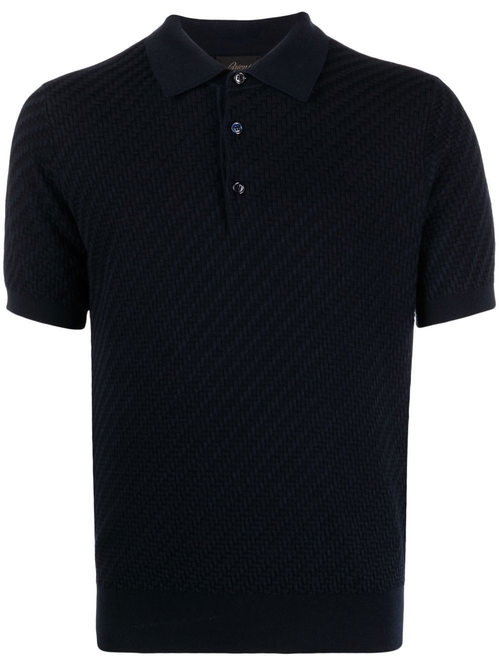 CASHMERE AND COTTON BLEND POLO SHIRT