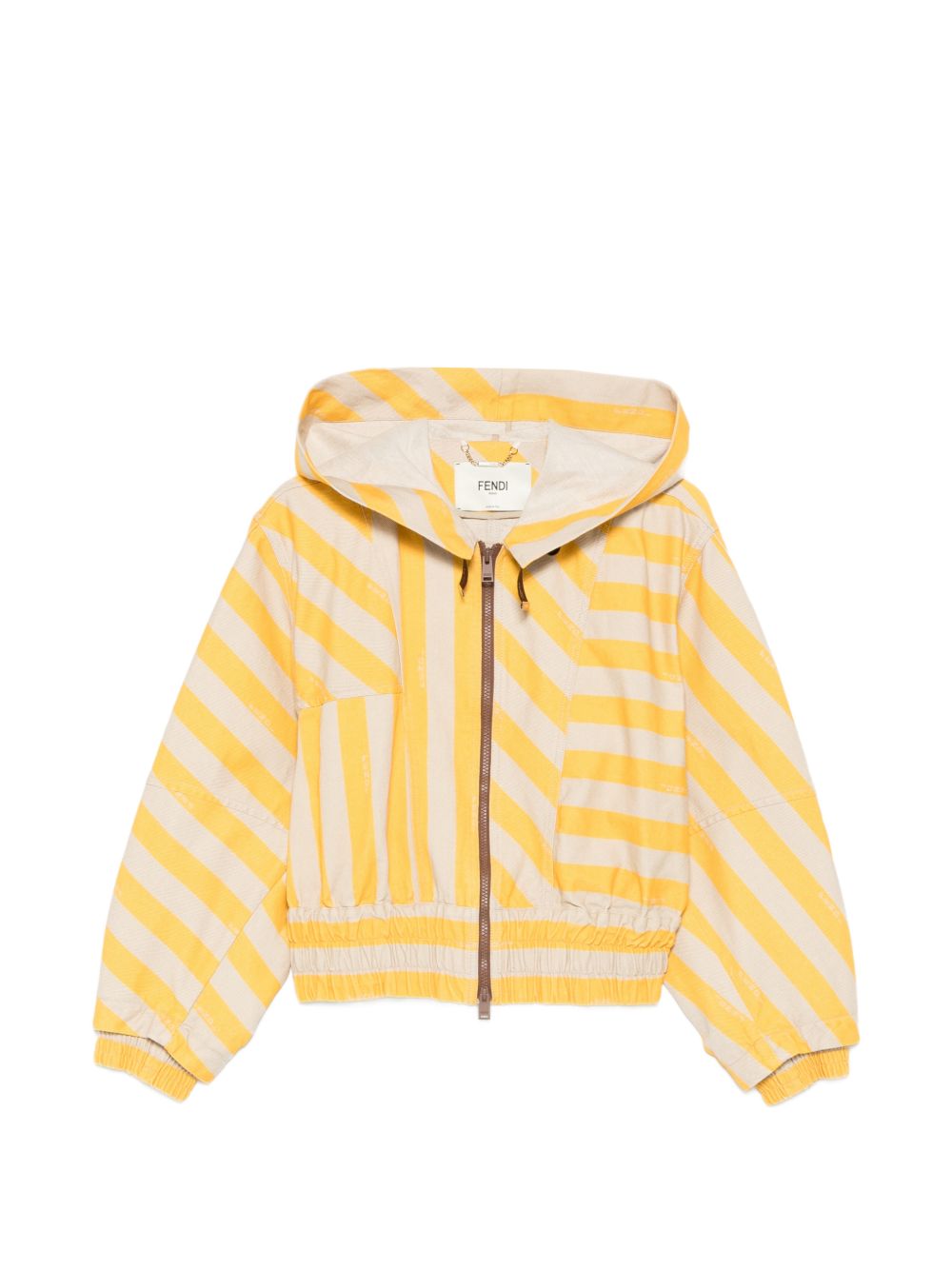 STRIPED BLOUSON JACKET