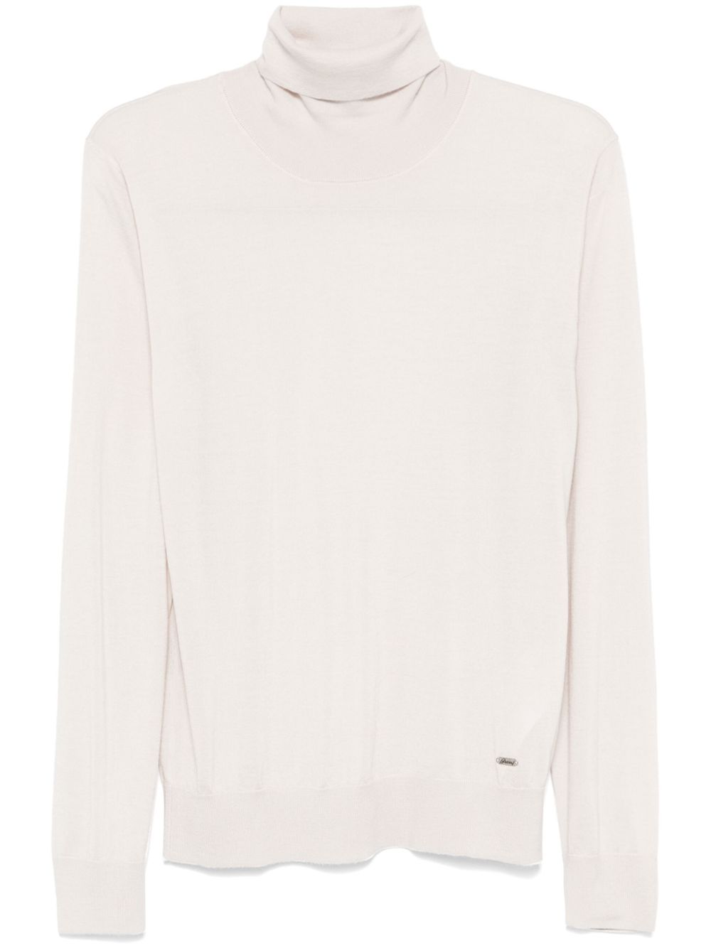 CASHMERE AND SILK TURTLE-NECK SWEATER