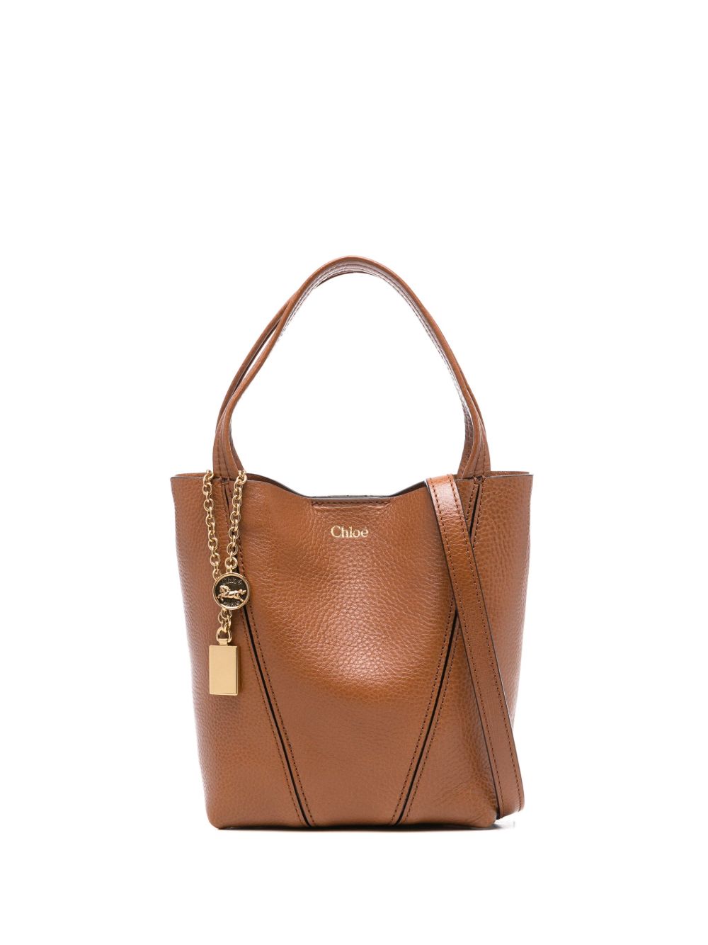 CHLOÉ SPIN SMALL LEATHER TOTE