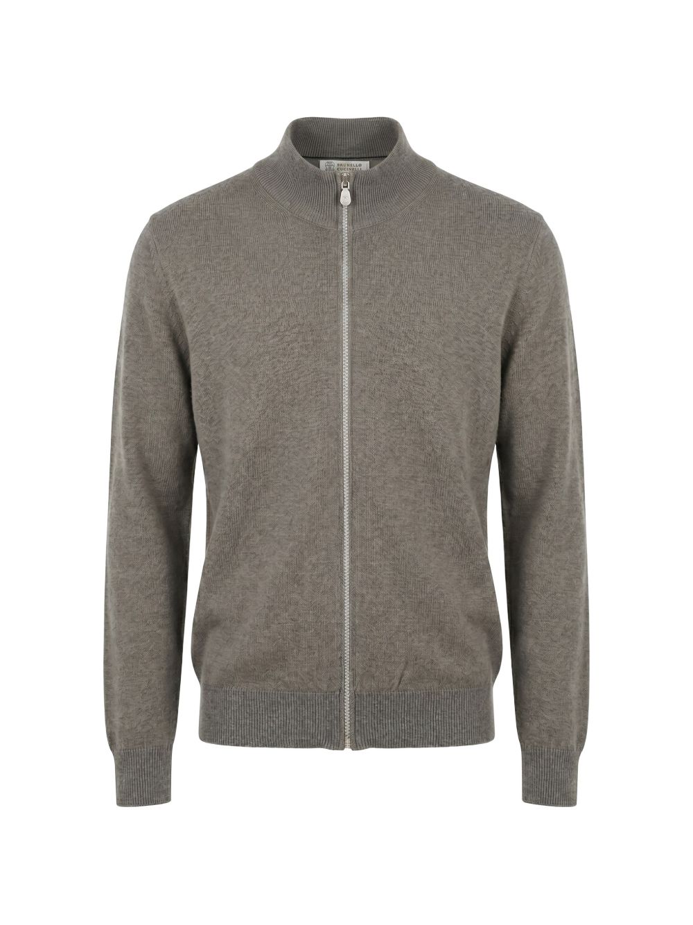 CASHMERE ZIPPED CARDIGAN