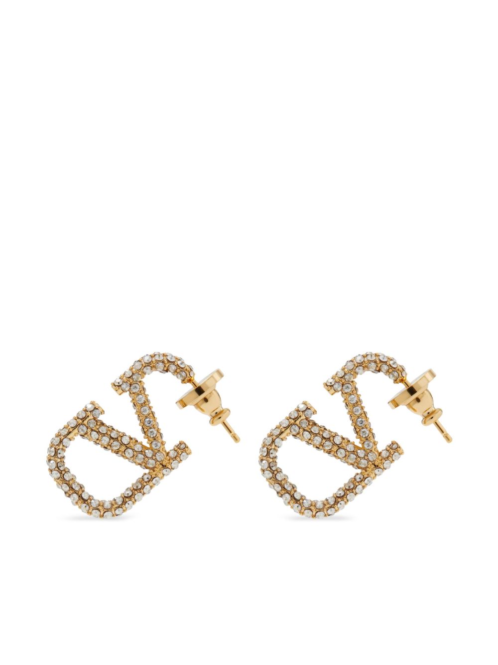 VLOGO SIGNATURE STRASS EARRINGS